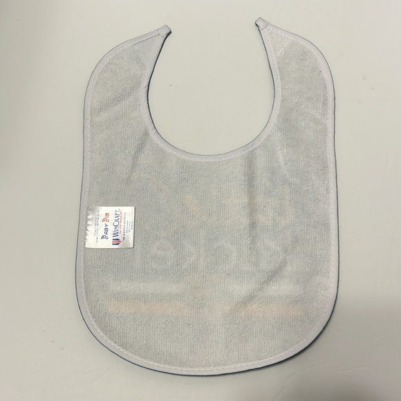 NWOT - NFL Chicago Cubs Football Little Kicker Baby Feeding Bib - Picture 5 of 5